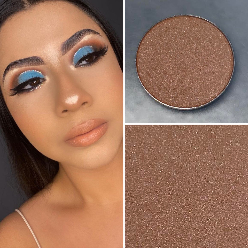 Shimmer nude eyeshadow pot sold individually. Fully customize your own eyeshadow palettes or buy each pot individually. Matte eyeshadow, shimmer eyeshadow and duochrome eyeshadow shades available.